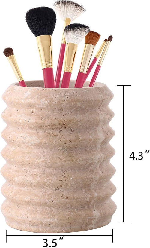 Beige Textured Creative Pen Holder: A New Highlight for Desk Organization
