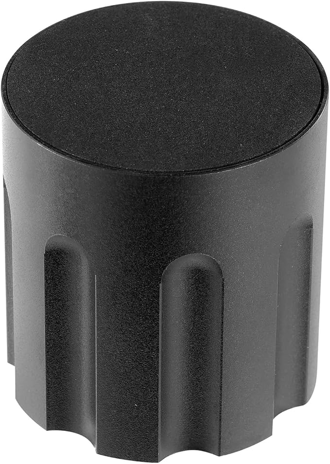 Rotating-Style Multi-Hole Pen Holder | 12-Slot Round Desk Organizer | Anti-Slip Matte Black Stationery Stand
